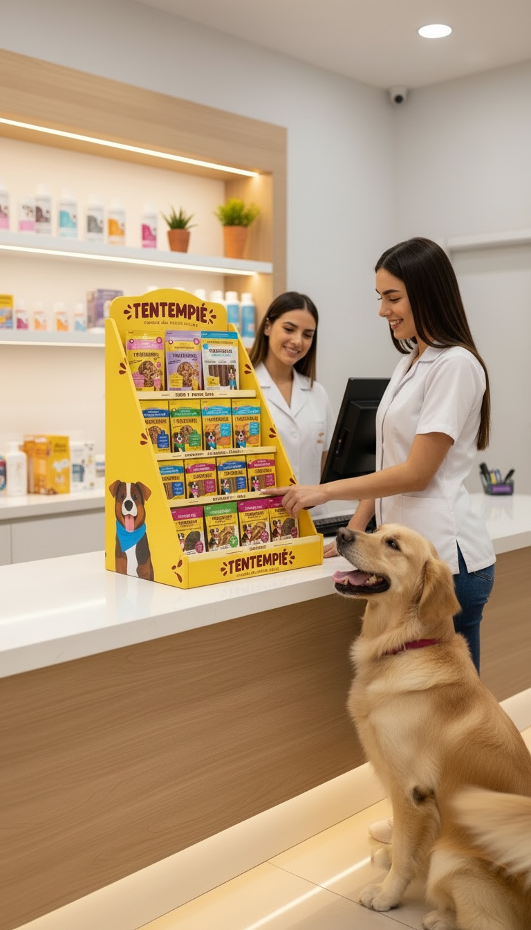 Tentempié en una tienda para mascotas